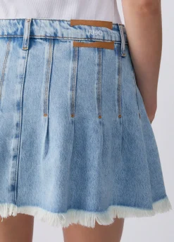 Minigonna in denim