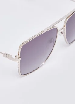 Occhiali da sole aviator oversize