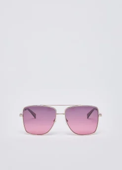Occhiali da sole aviator oversize