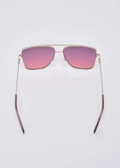 Occhiali da sole aviator oversize