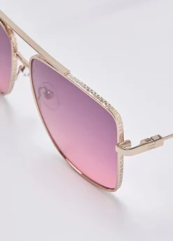 Occhiali da sole aviator oversize