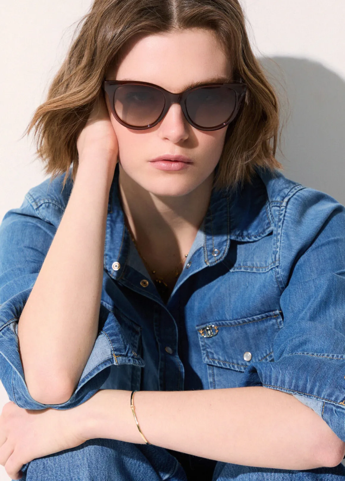 Occhiali da sole cat-eye