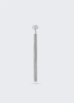 Orecchini con nappine metalliche