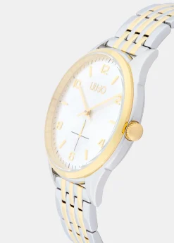 Orologio bicolor in acciaio
