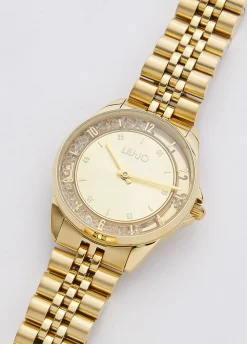 Orologio in acciaio con brill