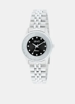 Orologio in acciaio con brill