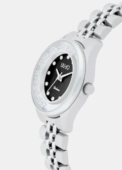 Orologio in acciaio con brill