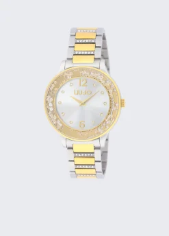Orologio in acciaio con brill