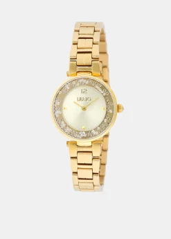 Orologio in acciaio con brill