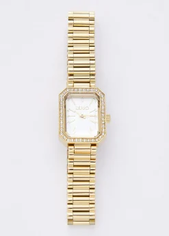 Orologio in acciaio con brill