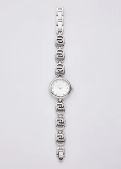 Orologio in acciaio con logo