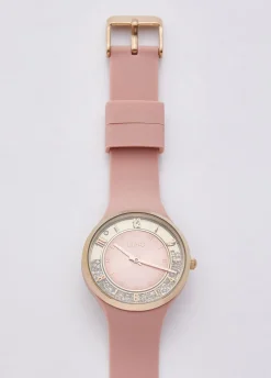 Orologio in silicone con brill