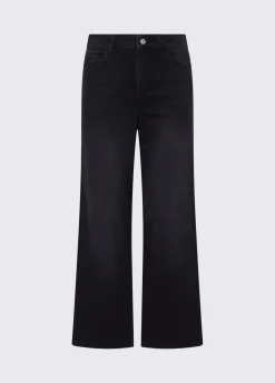 Pantalone flare cropped