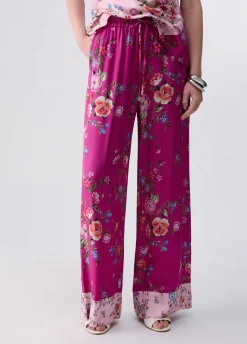 Pantaloni a fiori