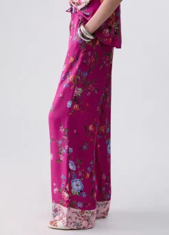 Pantaloni a fiori