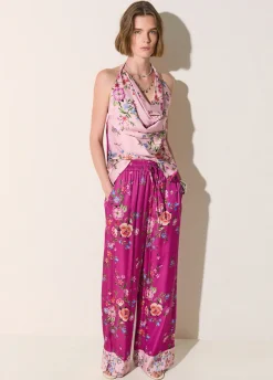 Pantaloni a fiori