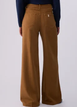 Pantaloni a vita alta con bottoni
