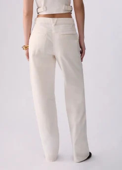 Pantaloni baggy a vita bassa