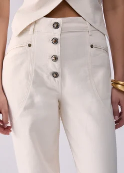Pantaloni baggy a vita bassa