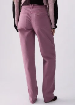 Pantaloni baggy a vita bassa