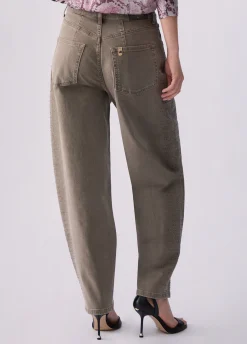 Pantaloni balloon con micro-strass