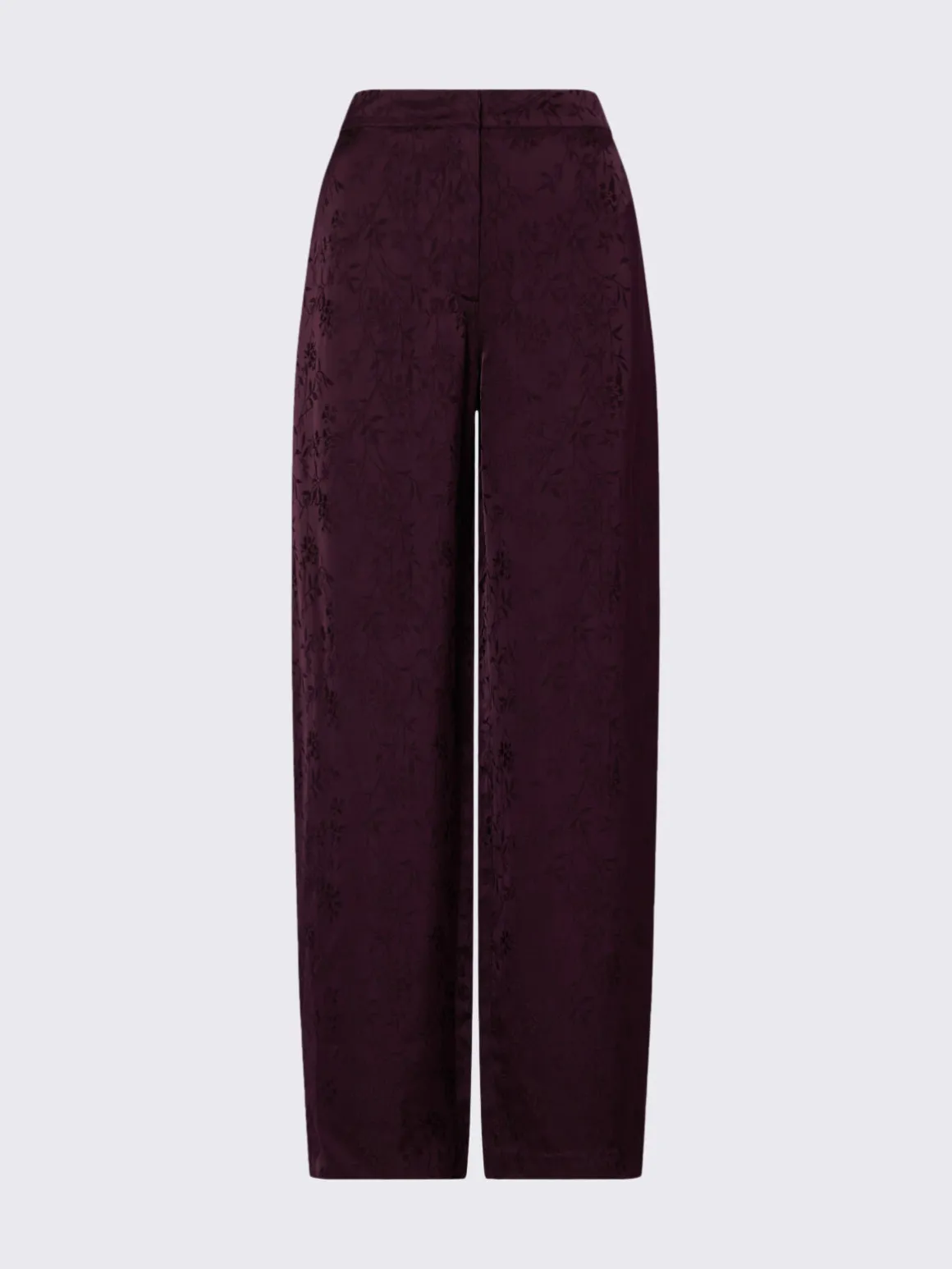 Pantaloni balloon in raso jacquard