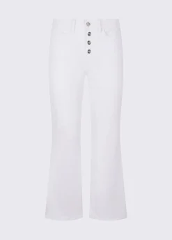 Pantaloni bootcut a vita alta