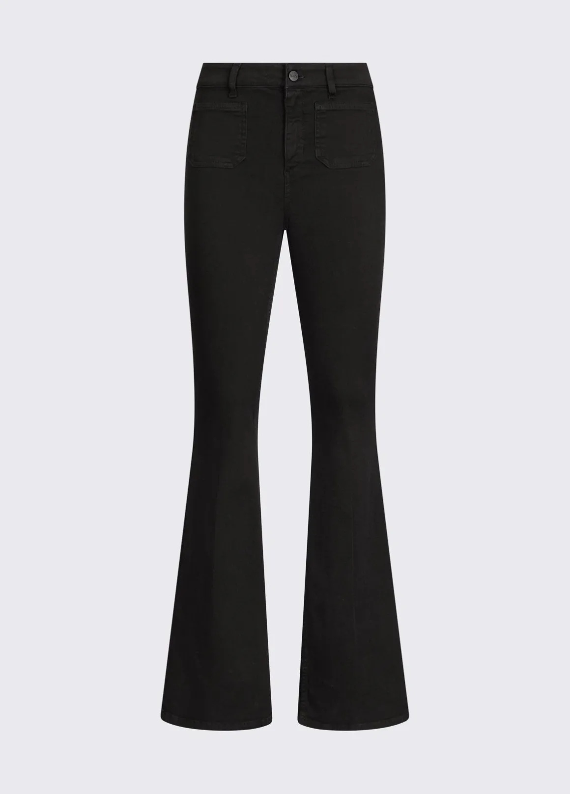 Pantaloni bootcut a vita alta