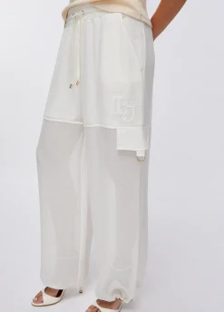 Pantaloni cargo in mesh