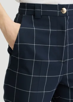 Pantaloni check slim fit