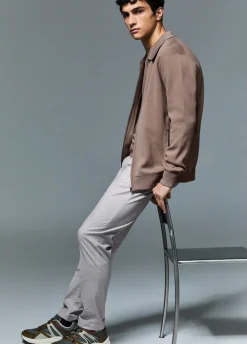 Pantaloni chino chevron