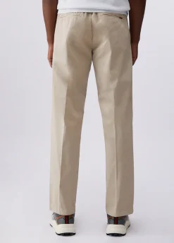 Pantaloni chino con coulisse