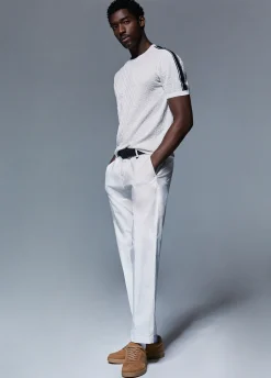 Pantaloni chino con coulisse