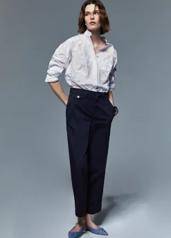 Pantaloni chino con patte