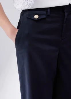 Pantaloni chino con patte
