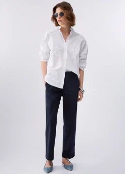 Pantaloni chino con patte