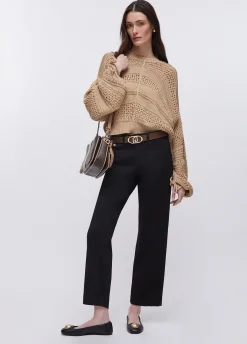 Pantaloni chino con patte