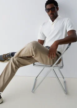 Pantaloni chino gessati