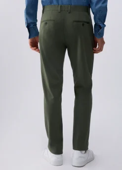 Pantaloni chino in jersey