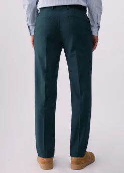 Pantaloni chino in misto lana