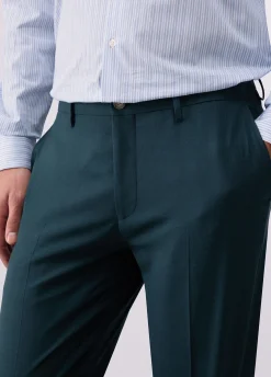 Pantaloni chino in misto lana