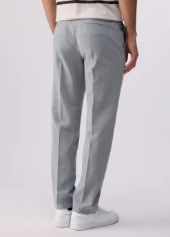 Pantaloni chino in misto lana