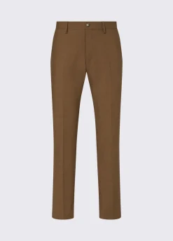 Pantaloni chino in misto lana