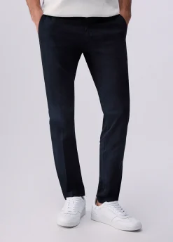 Pantaloni chino in raso