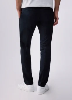 Pantaloni chino in raso