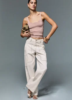 Pantaloni con maxi tasche