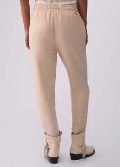 Pantaloni con strass