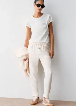 Pantaloni con strass