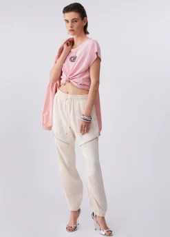 Pantaloni con zip