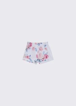 Pantaloni corti floreali